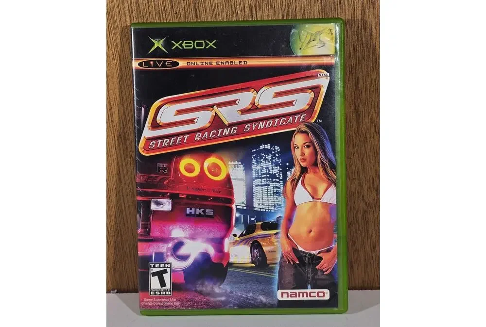 Xbox SRS Street Racing Syndicate CIB Complete Namco Racing Game